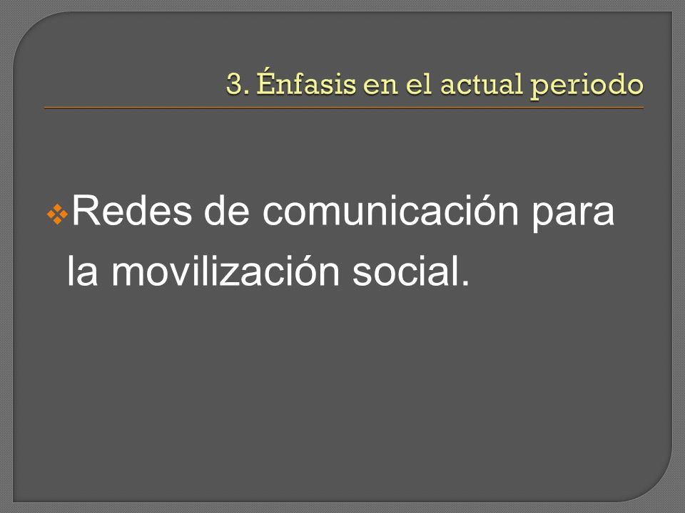 Redes de comunicación para la movilización social.