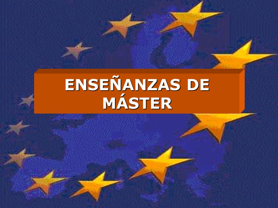 ENSEÑANZAS DE MÁSTER
