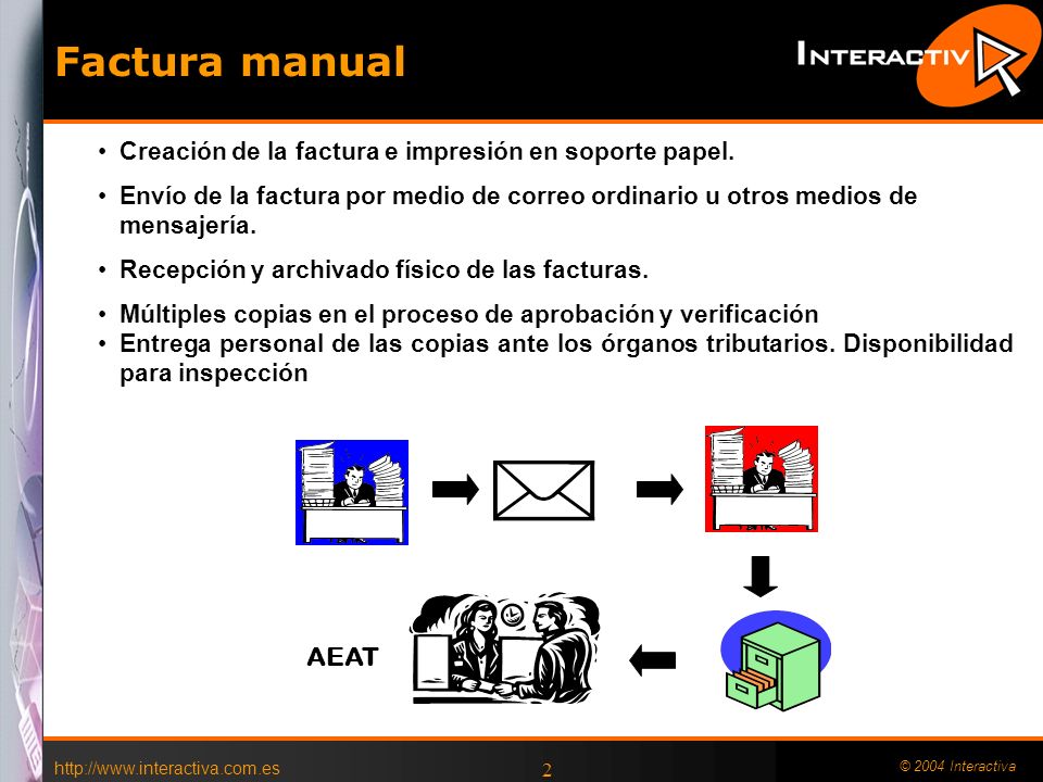 © 2004 Interactiva 2 Creación de la factura e impresión en soporte papel.