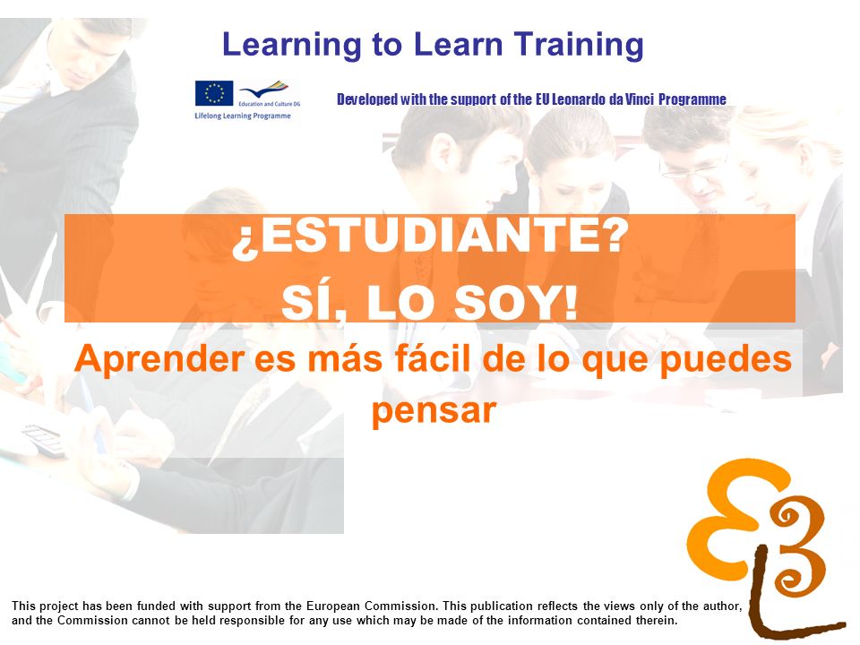 learning to learn network for low skilled senior learners ¿ESTUDIANTE.