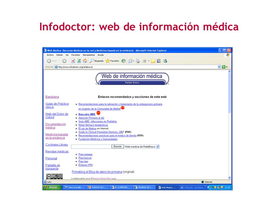 Infodoctor: web de información médica
