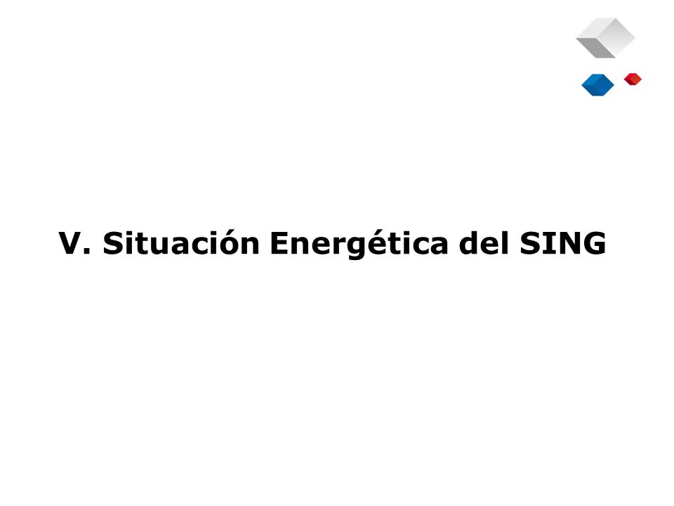 V. Situación Energética del SING