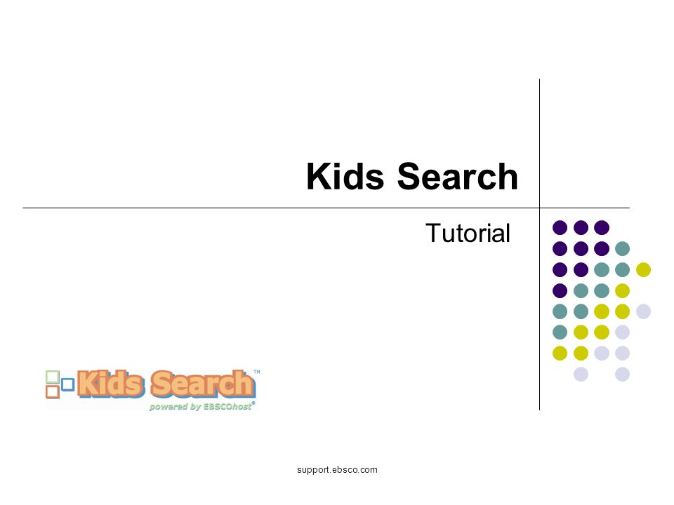 support.ebsco.com Kids Search Tutorial