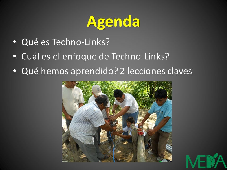 Agenda Qué es Techno-Links. Cuál es el enfoque de Techno-Links.