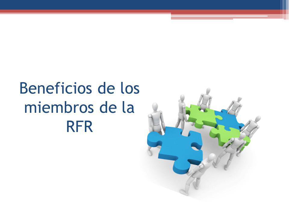 Beneficios de los miembros de la RFR