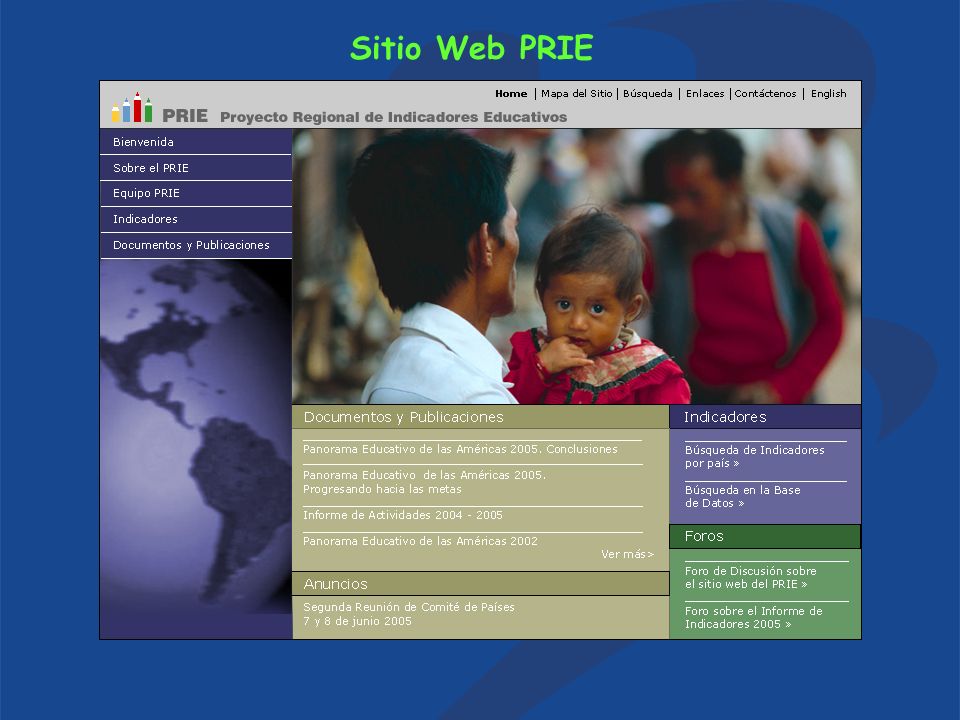 Sitio Web PRIE