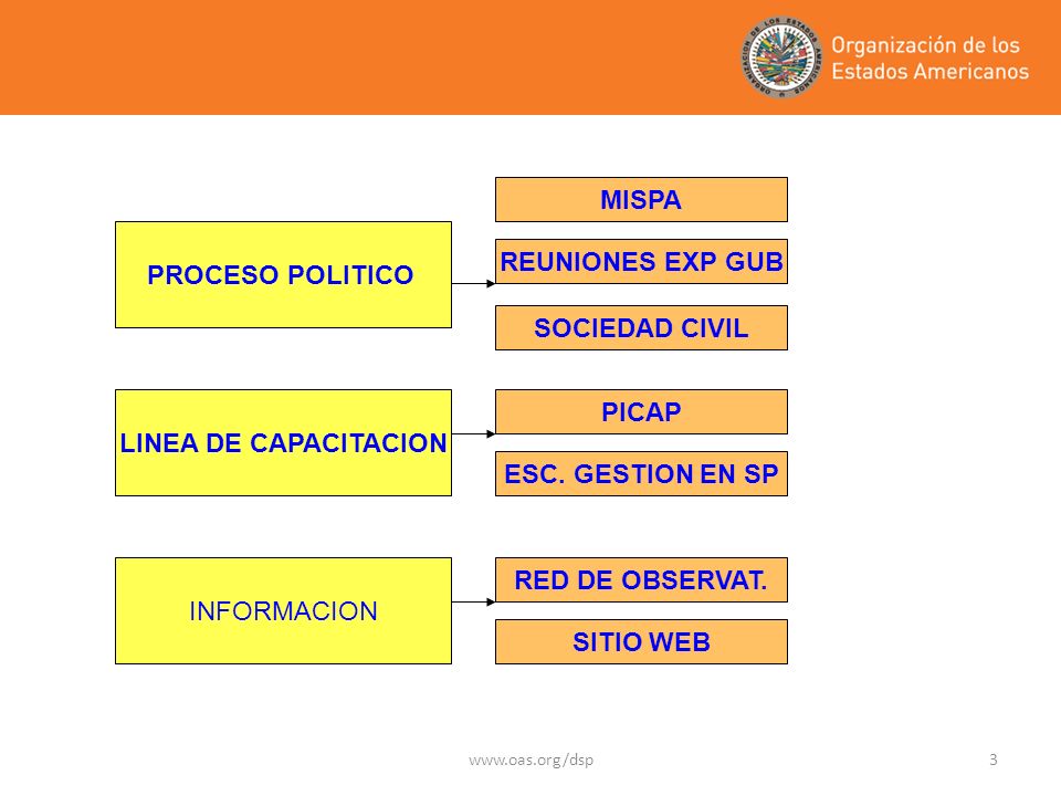 PROCESO POLITICO INFORMACION LINEA DE CAPACITACION MISPA REUNIONES EXP GUB SOCIEDAD CIVIL RED DE OBSERVAT.