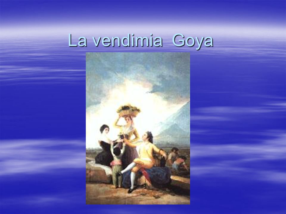 La vendimia Goya