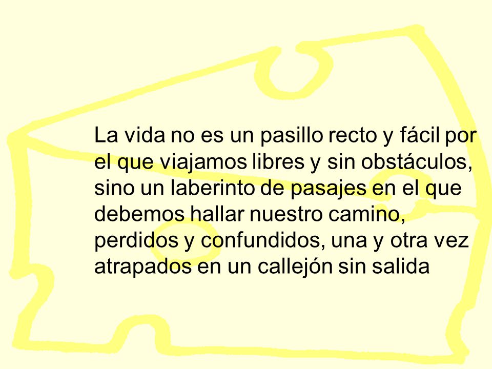 QUIÉN SE HA LLEVADO MI QUESO? - MATEMÁTICAS 