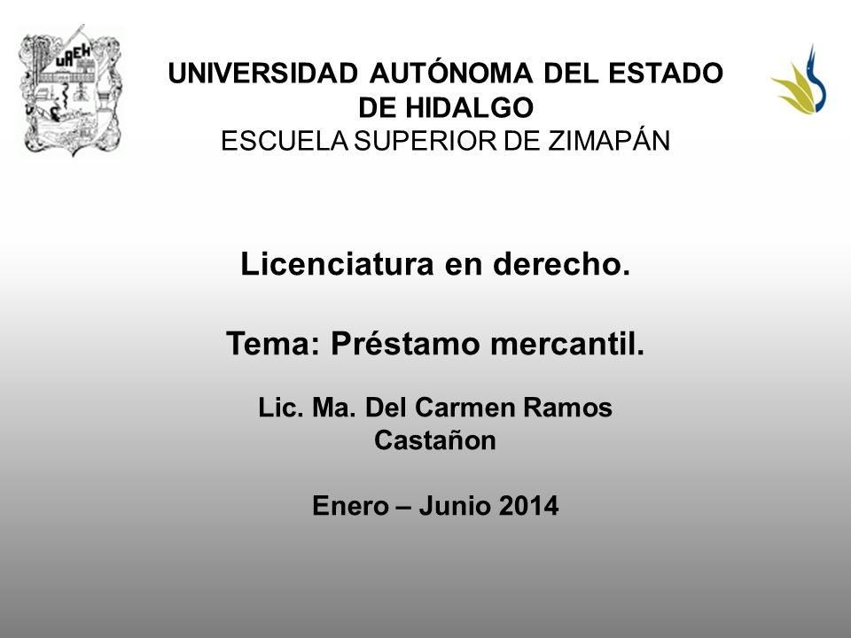 UNIVERSIDAD AUTÓNOMA DEL ESTADO DE HIDALGO ESCUELA SUPERIOR DE ZIMAPÁN Licenciatura en derecho.