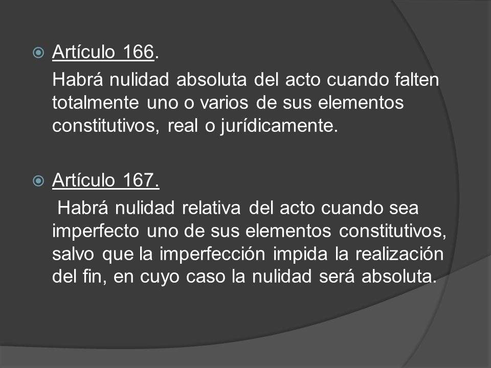  Artículo 166.