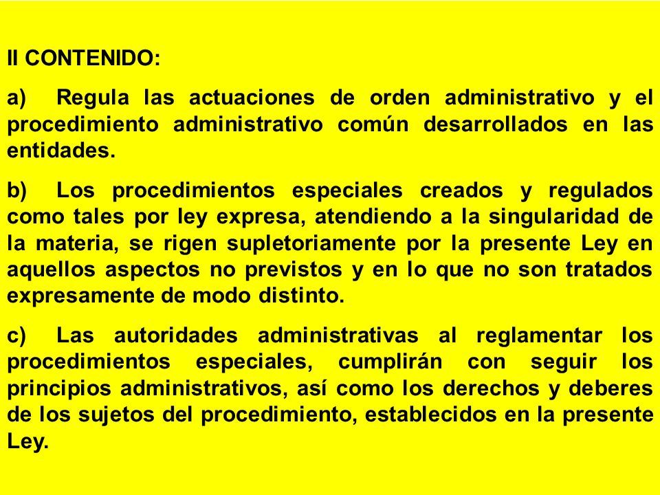 1 NUEVA LEY DEL PROCEDIMIENTO ADMINISTRATIVO GENERAL LEY Nº TÍTULO ...