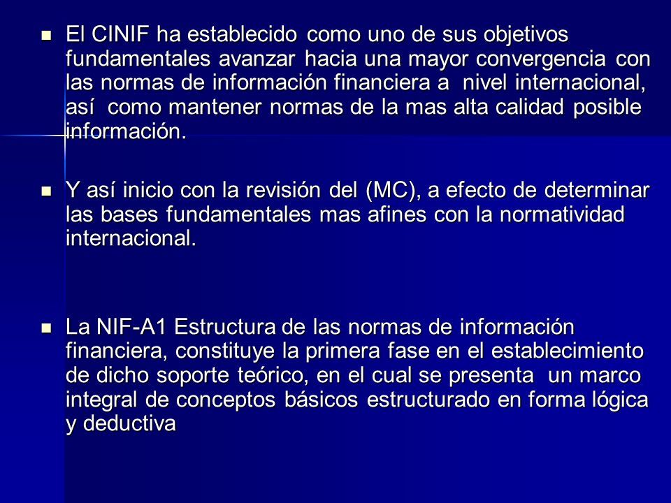 ESTRUCTURA DE LAS NORMAS DE INFORNACION FINANCIERA ESTRUCTURA DE LAS ...