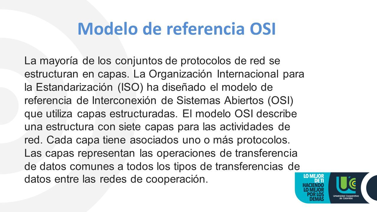 MODELO DE REFERENCIA OSI - ppt descargar