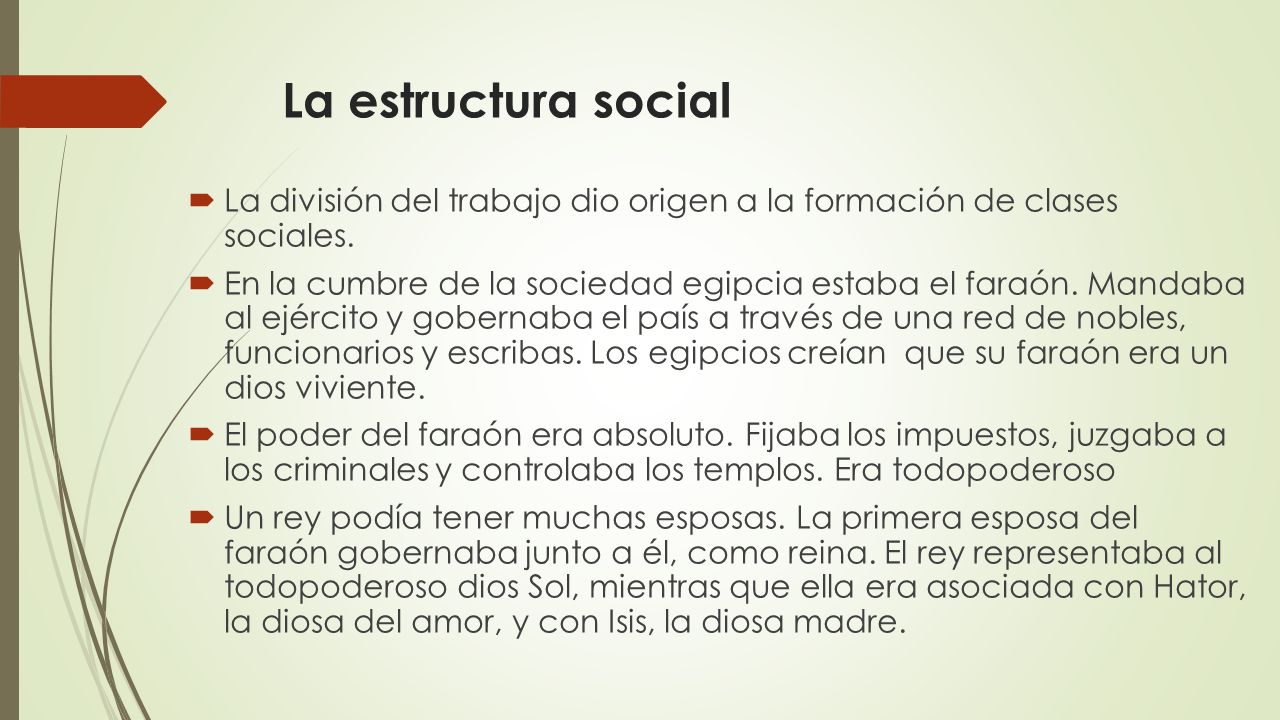 estructura social egipcia