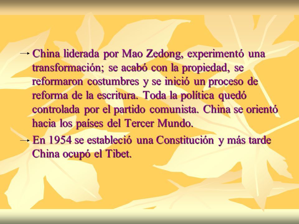 RevoluciÓn China Eje Cronológico Eje Cronológico 1917 Proclamación De La República China Con El 5759