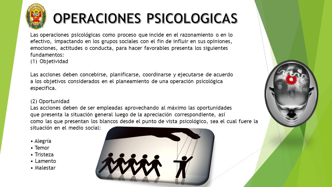 TEMA: PROTOCOLO PARA LAS OPERACIONES PSICOLOGICAS POLICIALES EN ...