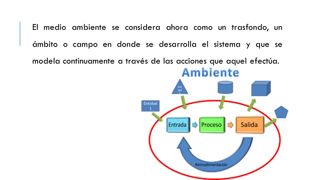 1.2.3 ENTORNO O MEDIO AMBIENTE DE LOS SISTEMAS. - Ppt Descargar