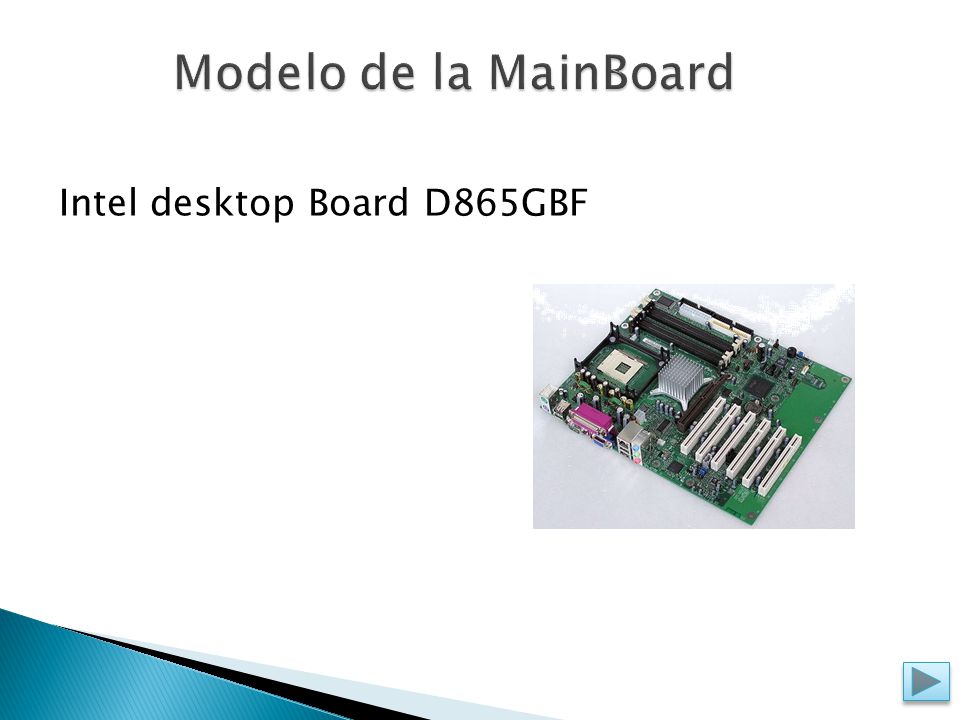Intel desktop Board D865GBF