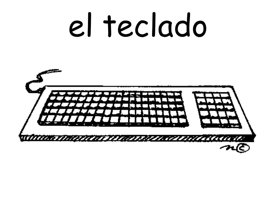 el teclado