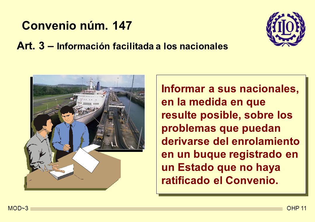 MOD~3OHP 11 Art. 3 – Información facilitada a los nacionales Convenio núm.
