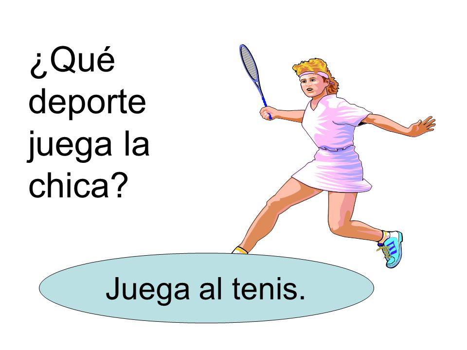 ¿Qué deporte juega la chica Juega al tenis.