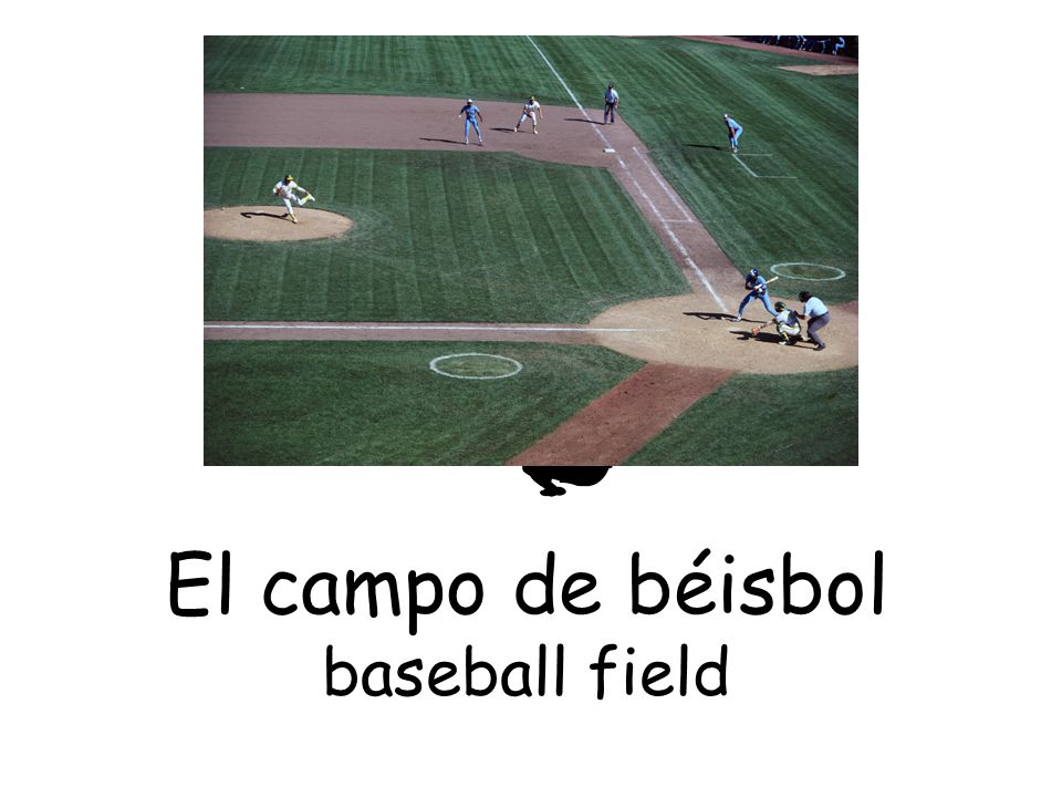 El campo de béisbol baseball field