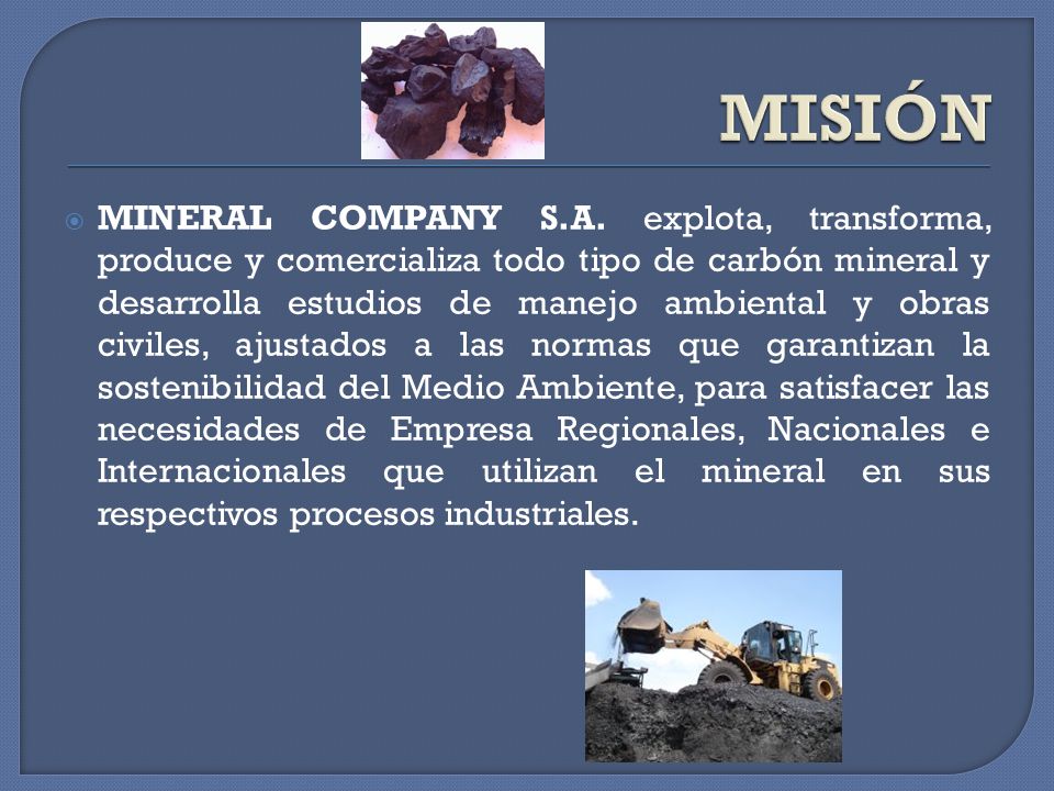  MINERAL COMPANY S.A.