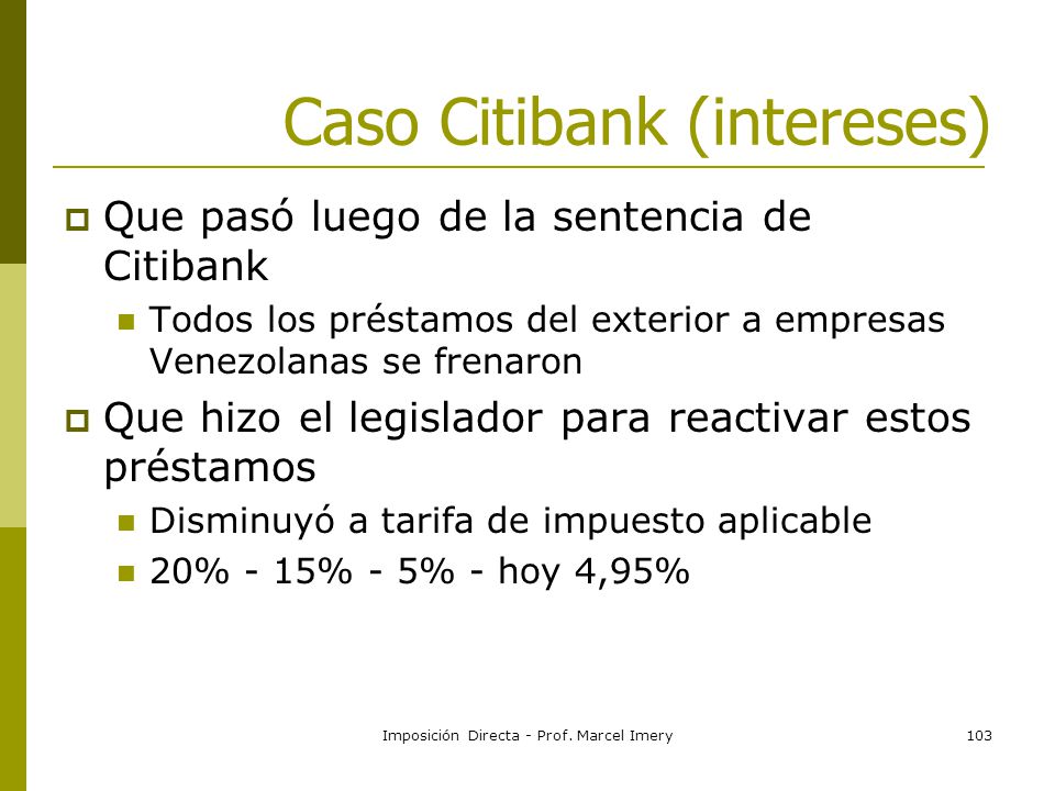 Imposicion Directa Prof Marcel Imery1 Gerencia Tributaria De La Empresa Imposicion Directa Prof Marcel Imery Ppt Descargar