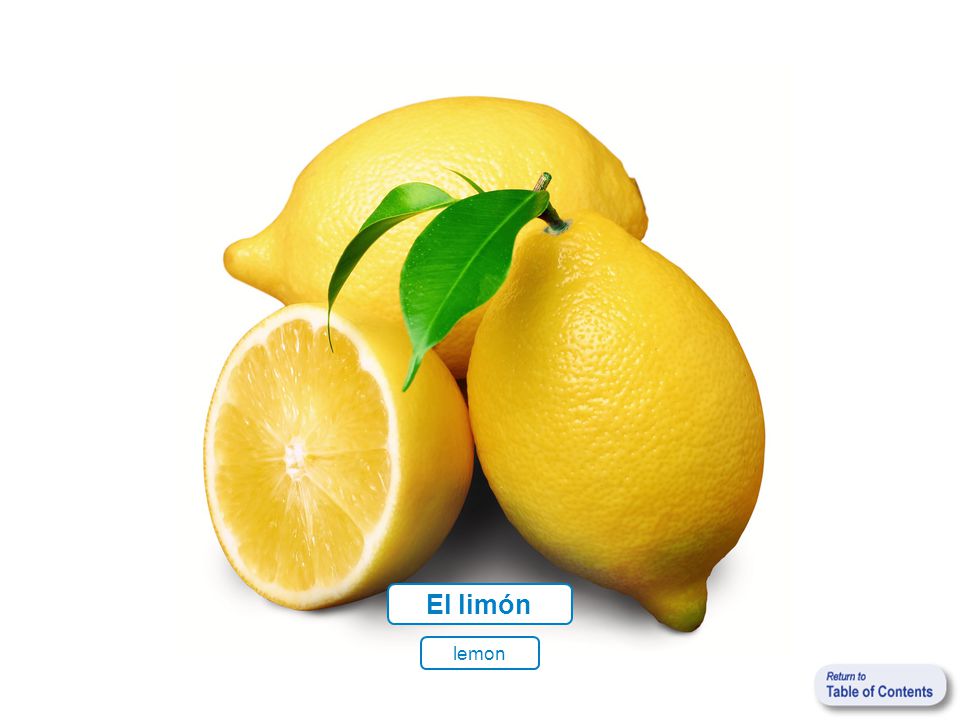 lemon El limón