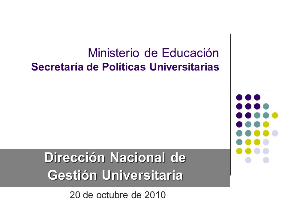 Ministerio De Educación Secretaría De Políticas Universitarias ...