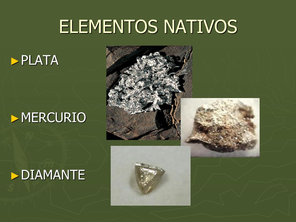 Minerales nativos