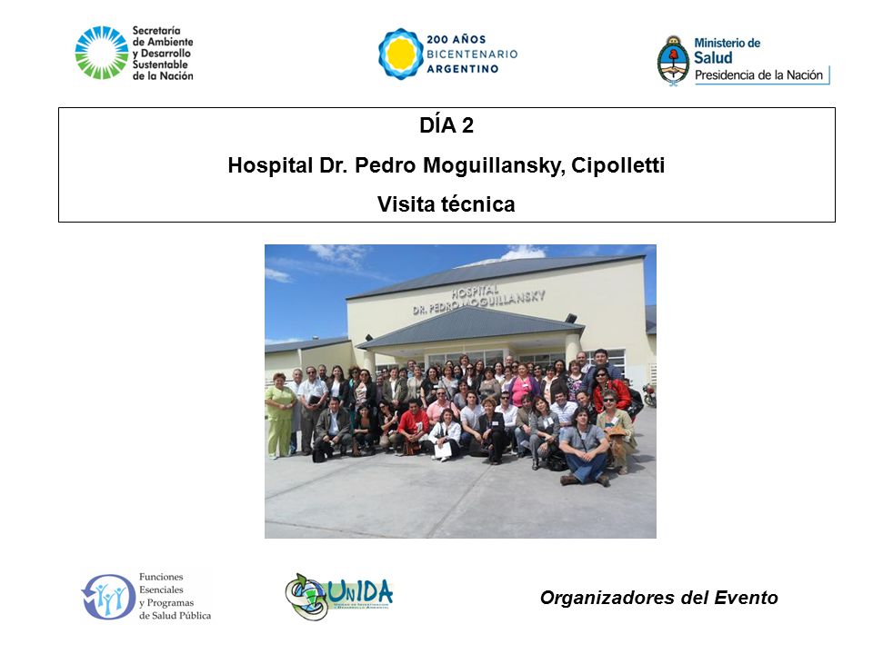 DÍA 2 Hospital Dr. Pedro Moguillansky, Cipolletti Visita técnica