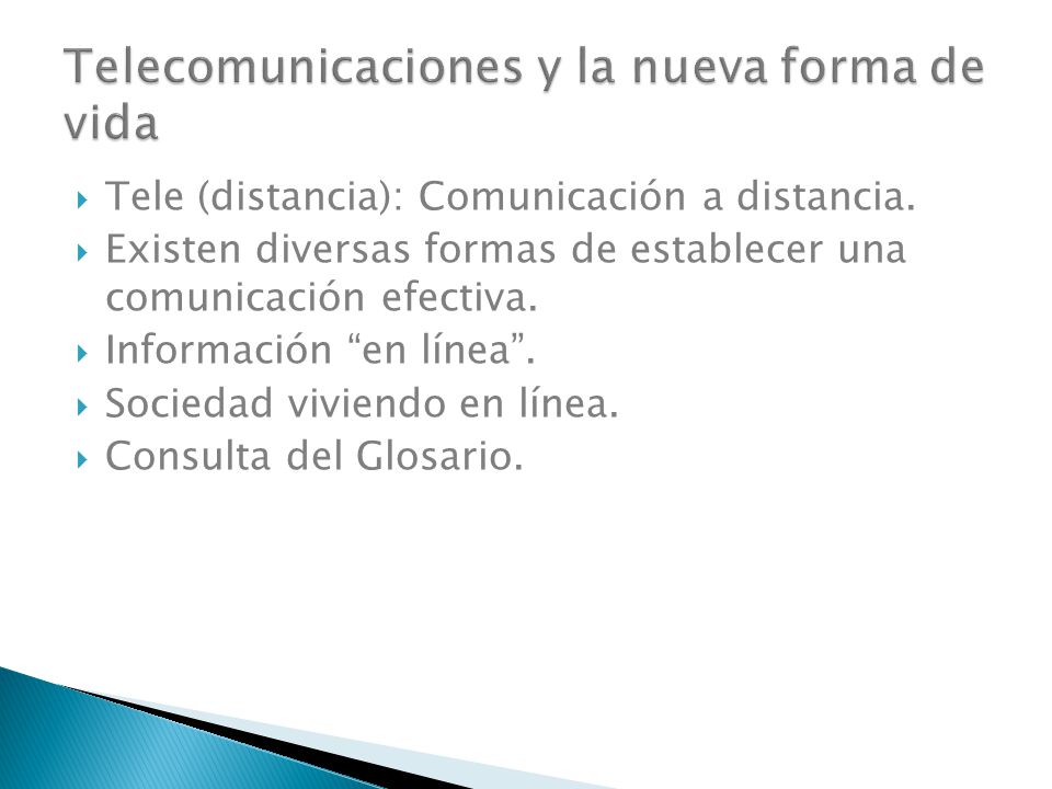  Tele (distancia): Comunicación a distancia.