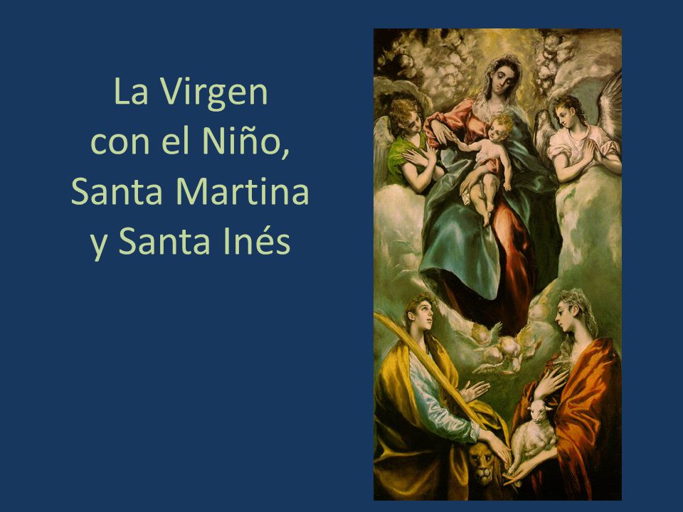 La Virgen con el Niño, Santa Martina y Santa Inés