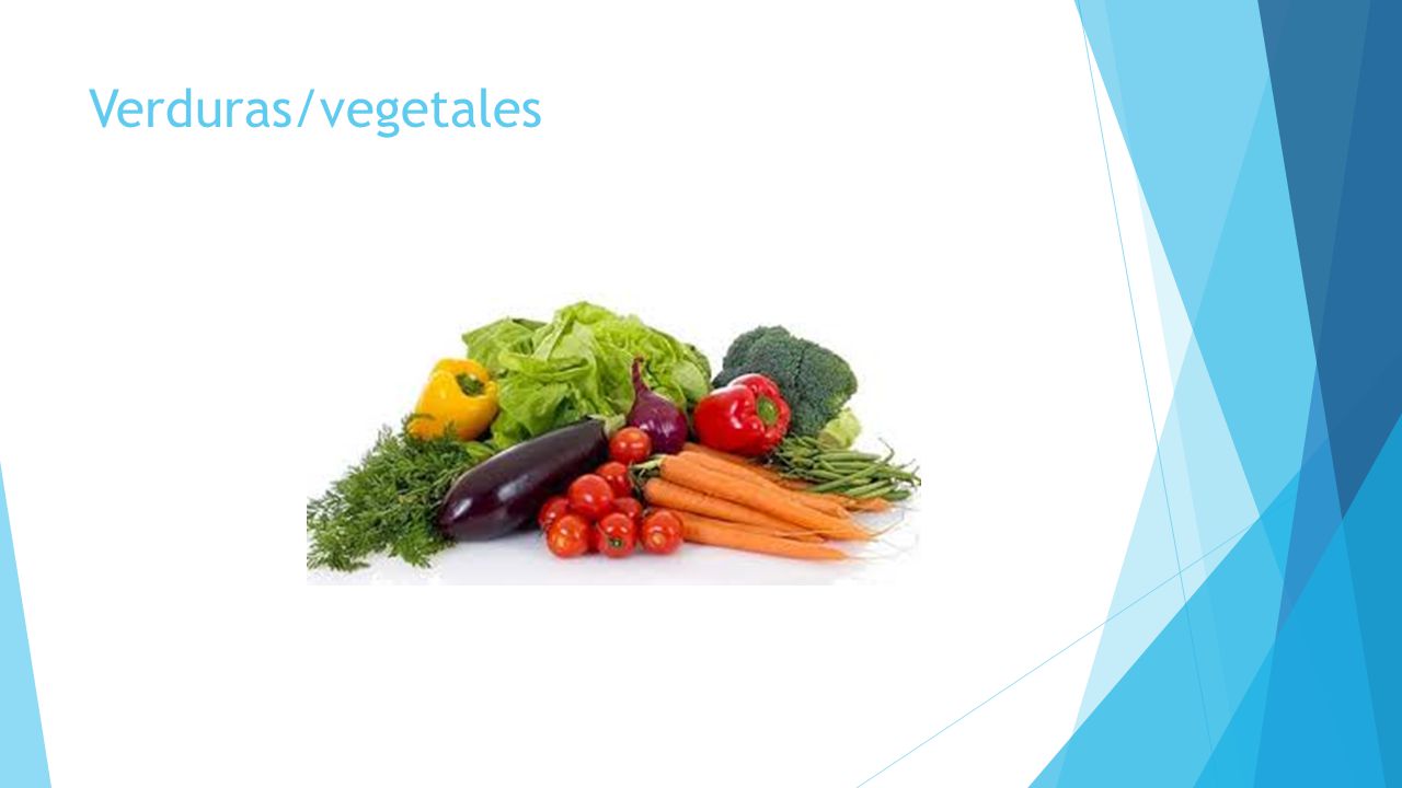 Verduras/vegetales
