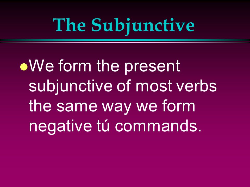 Impersonal Expressions that are followed by the subjunctive l Es bueno/malo que….