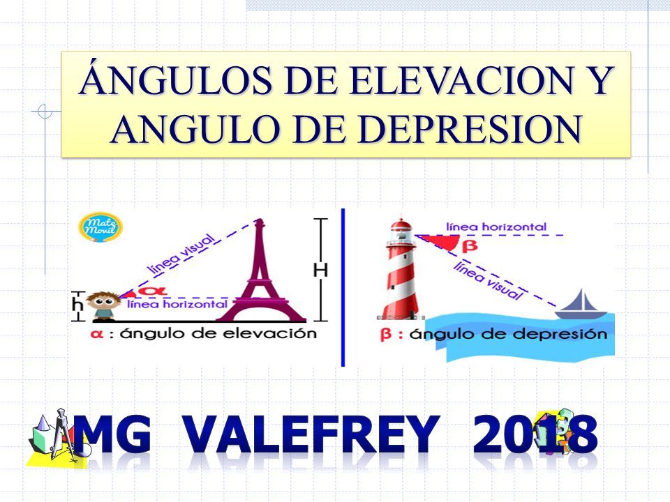 ÁNGULOS DE ELEVACION Y ANGULO DE DEPRESION. A)Ángulo De Elevación : Es ...