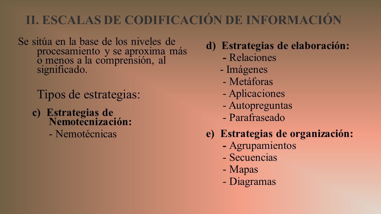 ACRA Escala De Estrategias De Aprendizaje. “La Escala De Estrategias De ...