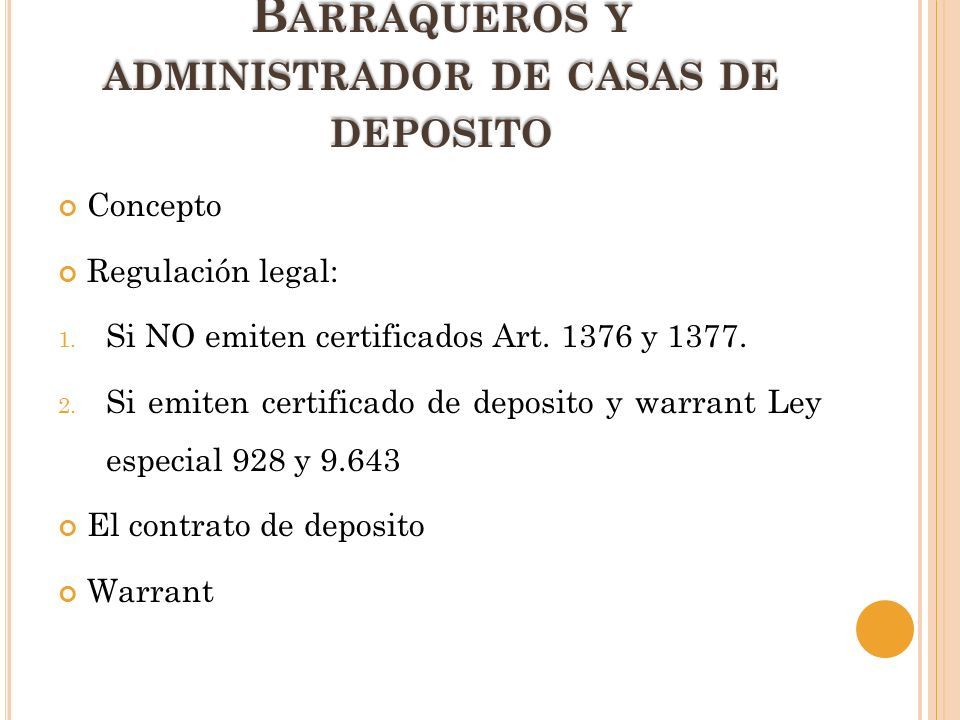 AUXILIARES DEL COMERCIO Corredores – Martilleros – Despachantes de aduana –  Productores de Seguros – Barraqueros y administradores de casas de deposito.  - ppt descargar