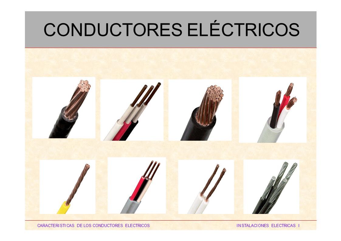 Hm Caracteristicas De Los Conductores Electricosinstalaciones Electricas I Ppt Descargar 4487