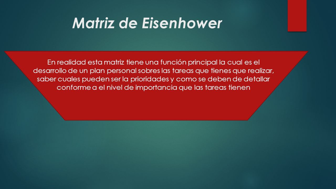 Modelos de Pensamiento Estratégico. Matriz de Eisenhower En realidad esta  matriz tiene una función principal la cual es el desarrollo de un plan  personal. - ppt descargar