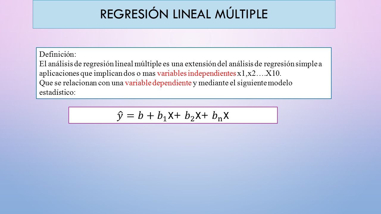 RegresiÓn Lineal Simple Definiciones CorrelaciÓn DefiniciÓn Una