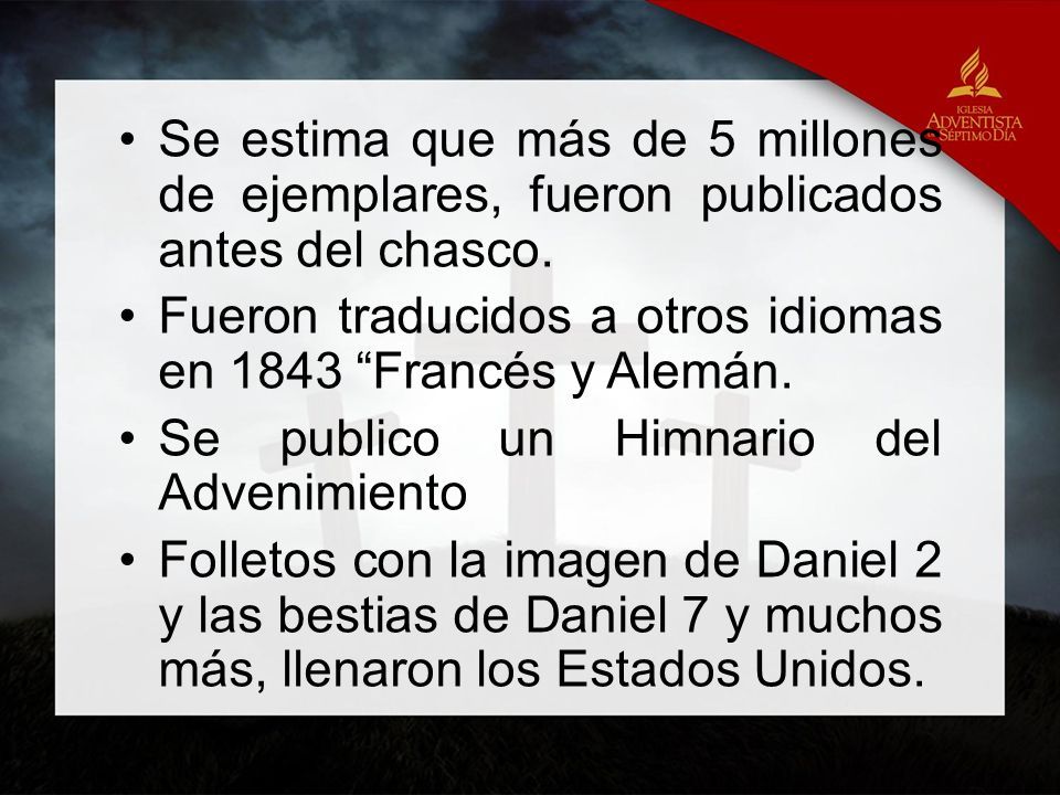 La Historia De Los Adventistas Del Séptimo Día PRIMERA PARTE. - Ppt ...