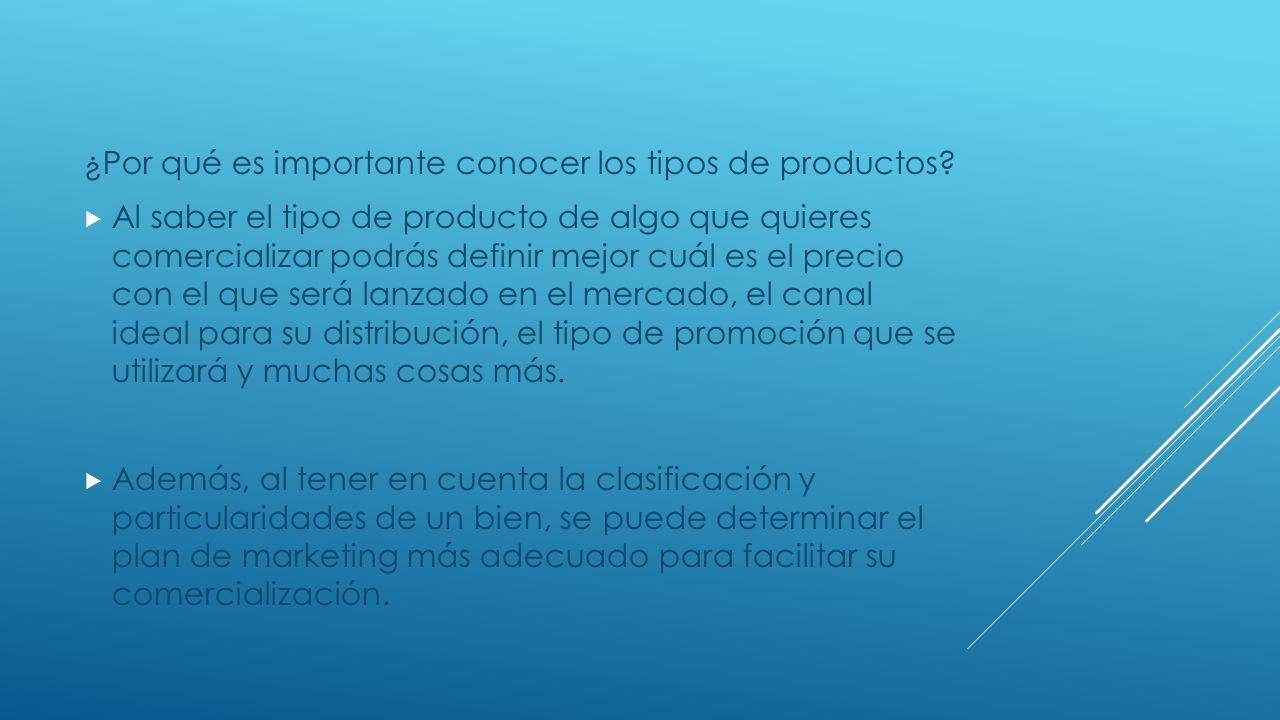 Tipos De Productos Y Su Clasificación Los Productos Pueden Clasificarse ...