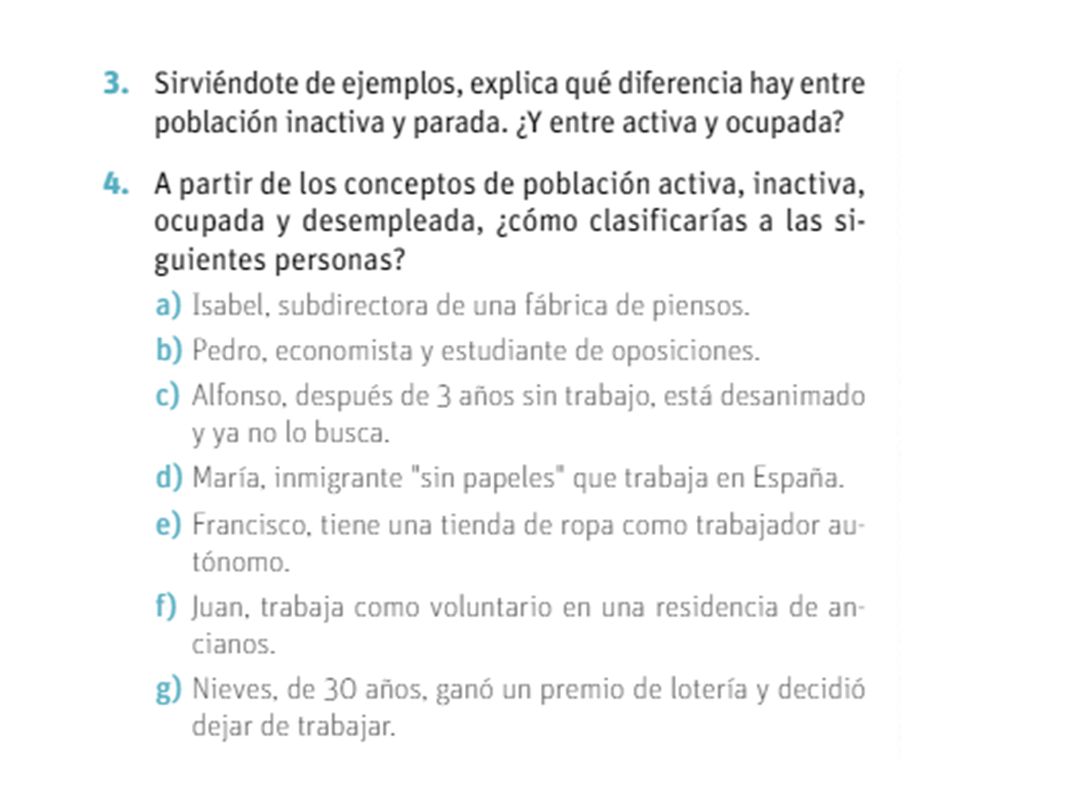 TEMA 7. El Mercado De Trabajo Y El Empleo. Componentes Del Mercado De ...