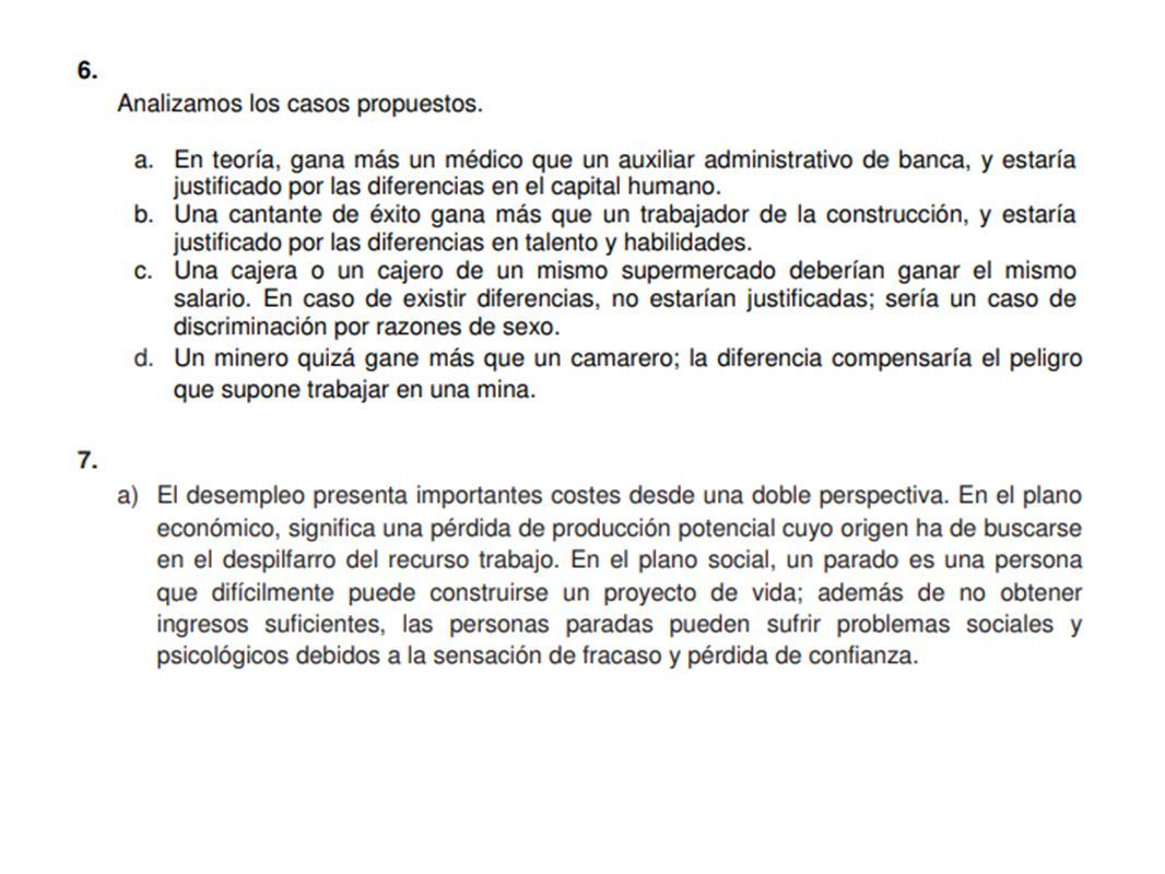 TEMA 7. El Mercado De Trabajo Y El Empleo. Componentes Del Mercado De ...