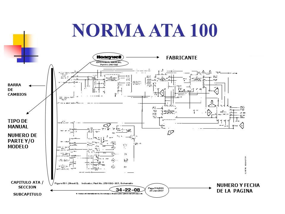 NORMA ATA 100. DESCRIPCION E INTERPRETACION NORMA ATA 100 ESTA