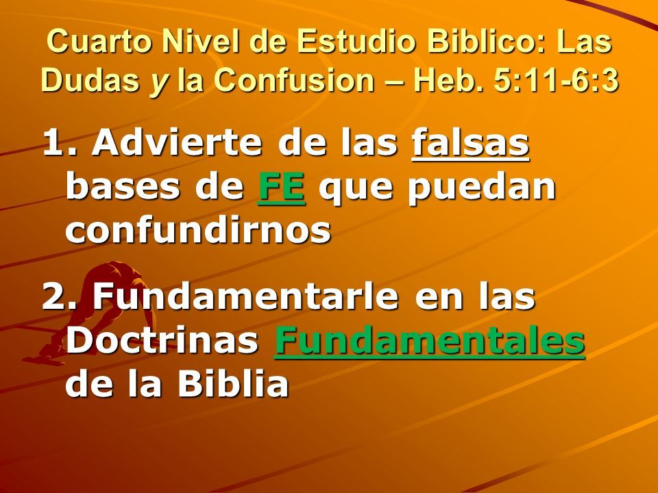 IV. CUATRO NIVELES DE CRECIMIENTO CRISTIANO El Discipulado. Jose - Ppt ...