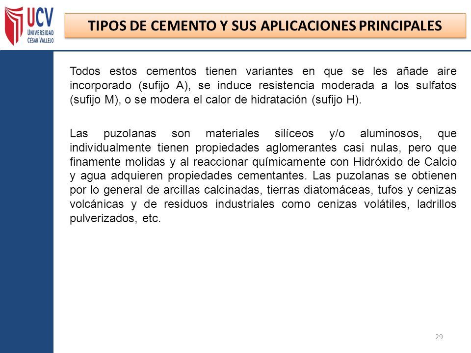 CURSO: TECNOLOGIA DEL CONCRETO Y MATERIALES 1 TEMA: EL CEMENTO. - ppt  descargar